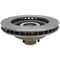 Raybestos OE Replacement; 1 Piece Hub And Rotor Assembly; Contains Antilock Brake Ring; Single 56328R - alternate 4